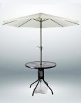 میز فلزی جا چتری دار