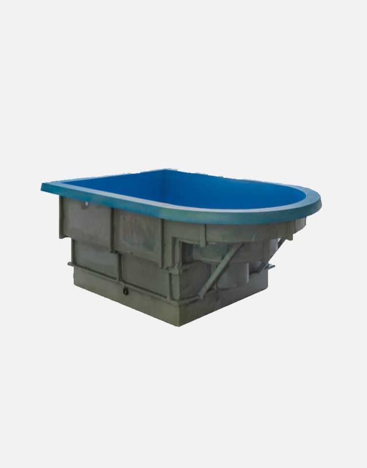 جکوزی پیش ساخته فضای باز 2*3 متر 5000 لیتری