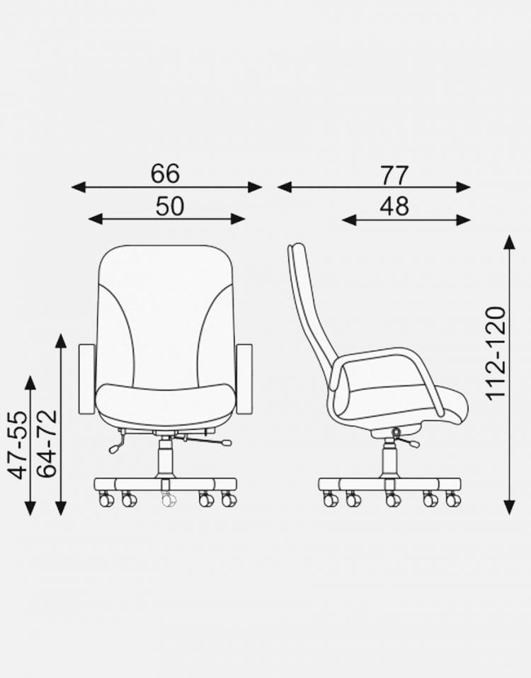 صندلی مدیریتی اروند با روکش چرم یا پارچه مدل ۲۰۱۴