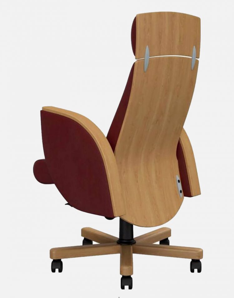 صندلی مدیریتی اروند با روکش چرم یا پارچه مدل ۲۹۱۴