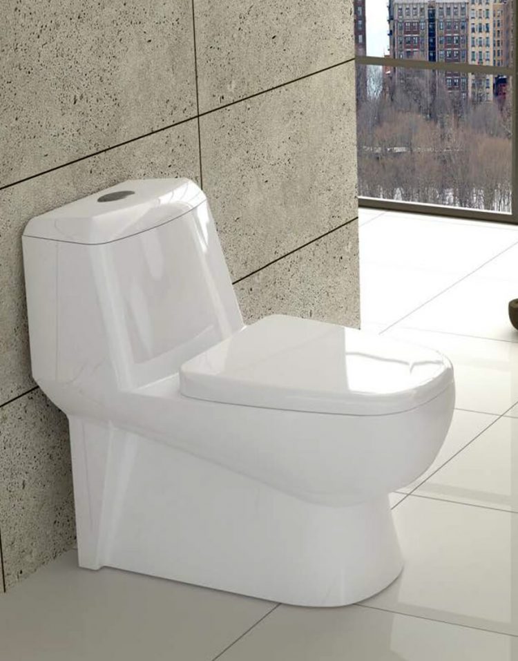 دستشویی فرنگی گلسار مدل پارمیس سه اینچ