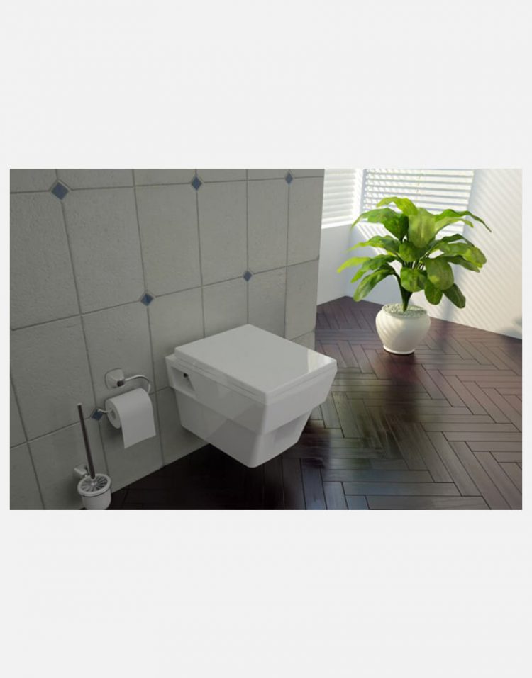 توالت فرنگی دیواری گلسار مدل آستر