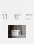 توالت فرنگی وال هنگ گلسار مدل گریس