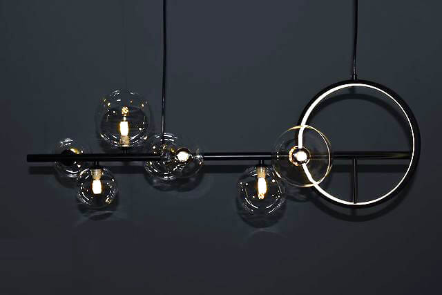 voodoohome modern chandeliers model VL2205 0 - لوستر کانتر مدرن وودوهوم مدل VL2205 -  - shaded-chandeliers