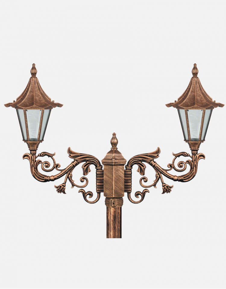 چراغ پارکی دوشاخه بیتانور مدل چتری  Z-Bi-572423