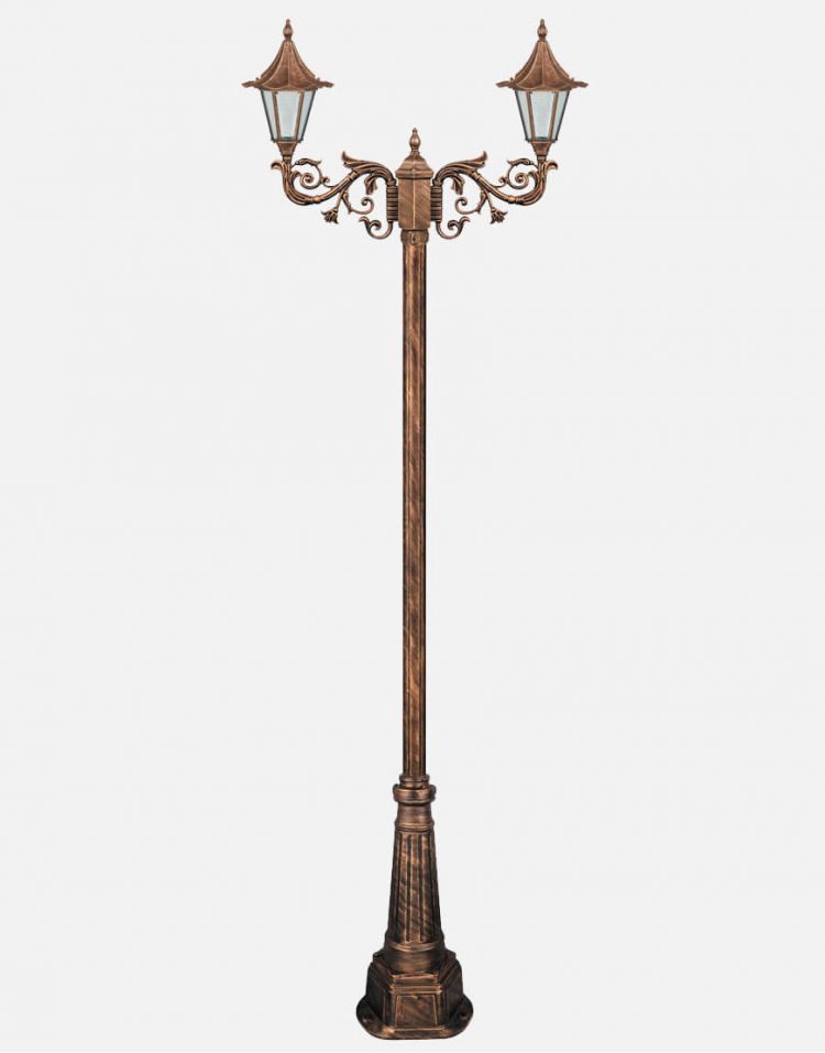 چراغ پارکی دوشاخه بیتانور مدل چتری  Z-Bi-572423