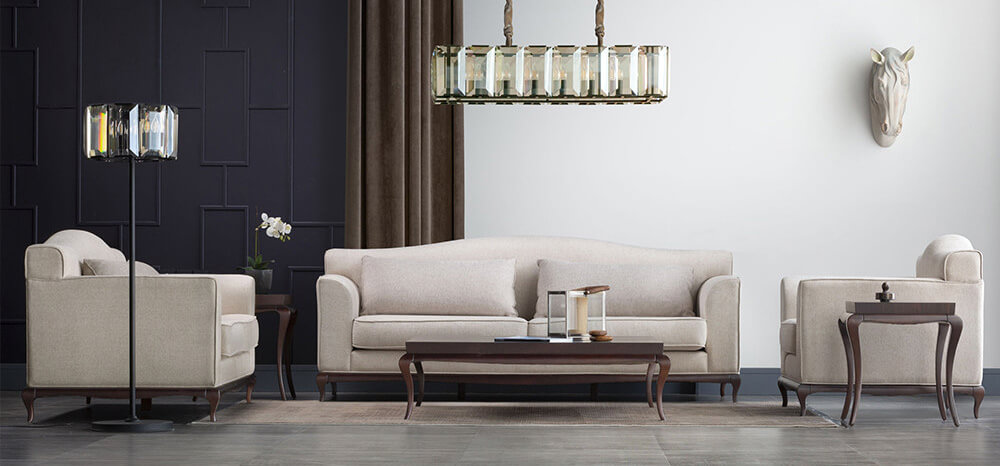 tolica comfortable sofa set model anet 0 - ست مبل راحتی شش نفره تولیکا مدل آنت -  - living-room-sets