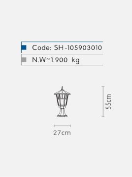 چراغ سردری شب تاب مدل وندا SH-۱۰۵۹۰۳۰۱۰