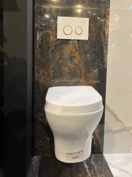 توالت فرنگی وال هنگ چینی کرد مدل دافنه