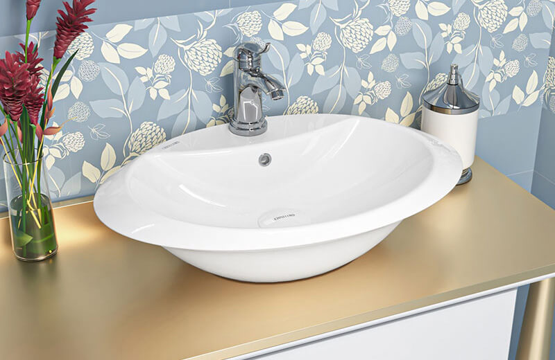 cordgroup counter wash basin veronica model 0 - کاسه روشویی روکار چینی کرد مدل ورونیکا -  - drop-in-sinks