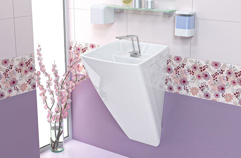 cordgroup wall hang wash basin veronia model 0 - روشویی وال هنگ چینی کرد مدل ورونیا -  - wall-mounted-sinks
