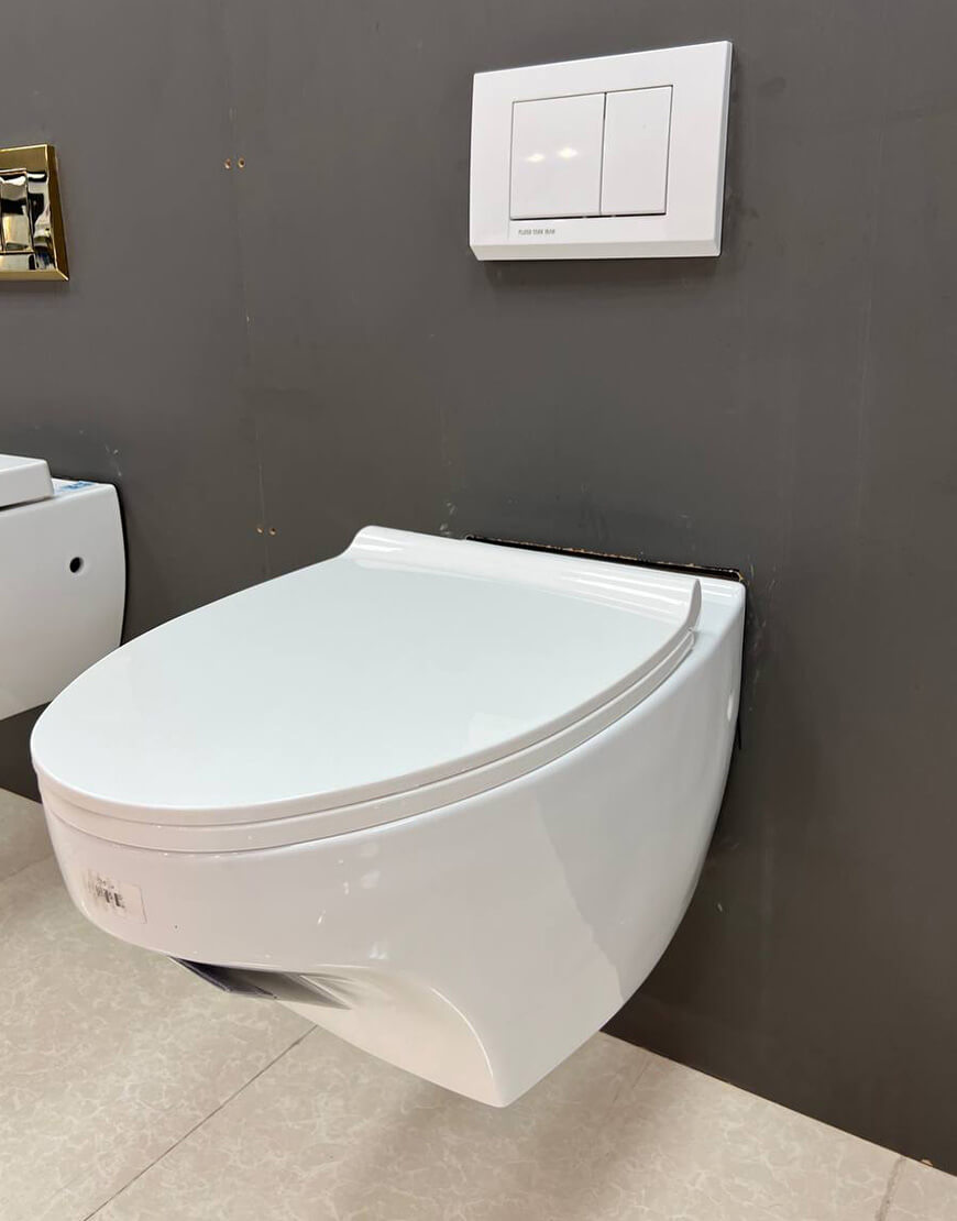 توالت فرنگی وال هنگ مروارید مدل مگا