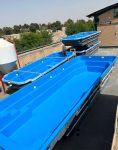 استخر فایبرگلاس آماده بزرگ 3.8*10 متر 48000 لیتری