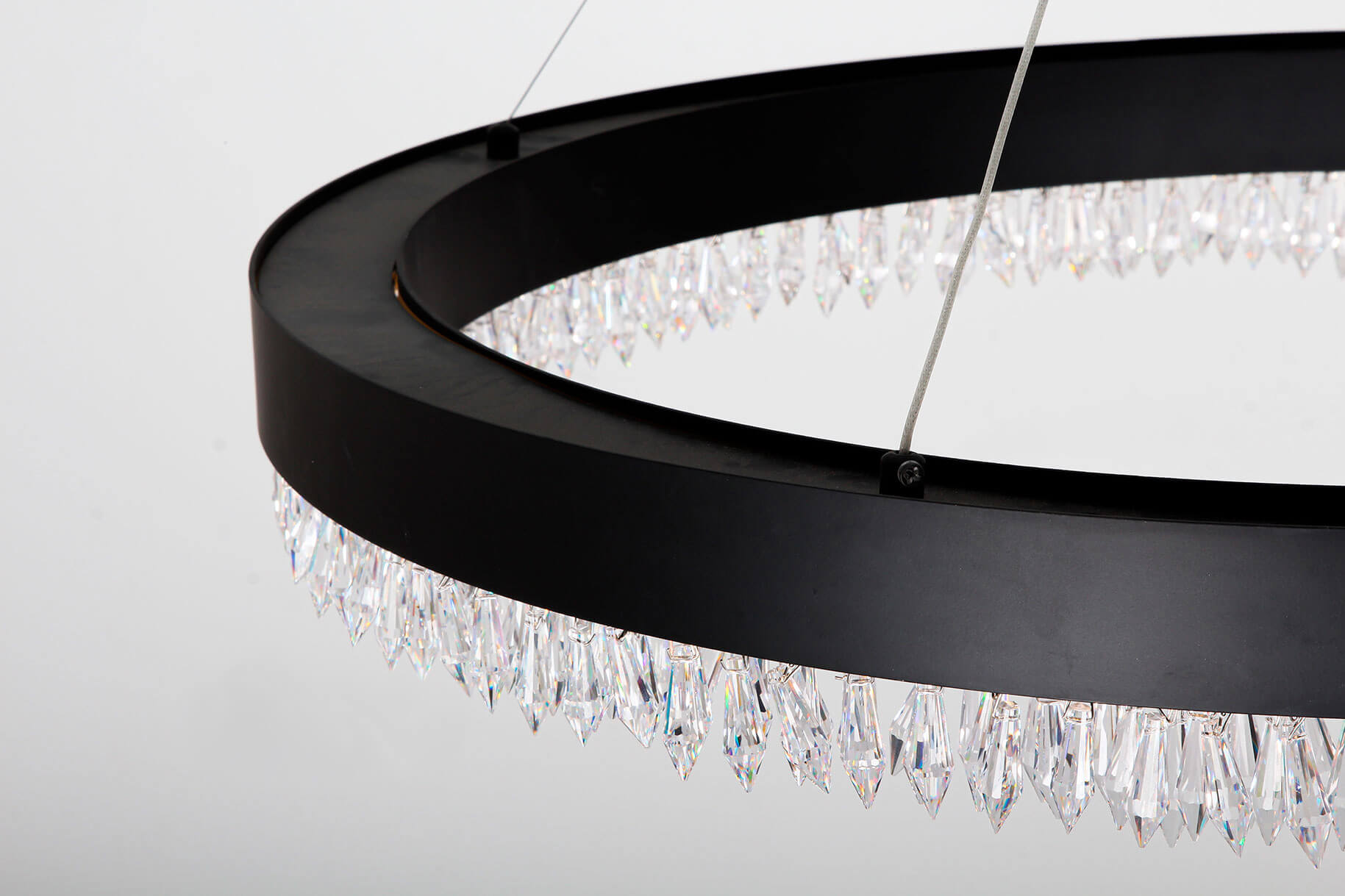 2 - لوستر مدرن کریستال مدل میلوکس -  - shaded-chandeliers, crystal-chandeliers