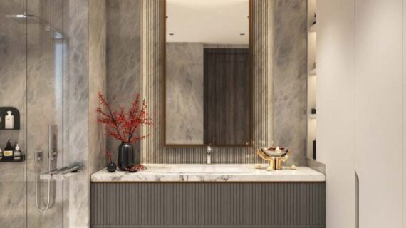 آینه حمام و سرویس در طرح‌های مدرن و شیک