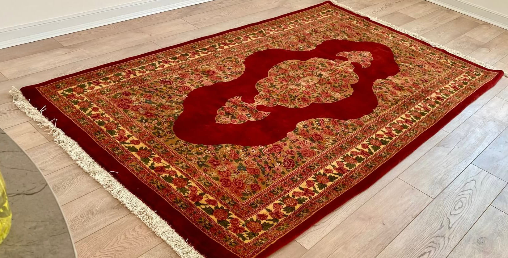 red khorasani handwoven carpet 0 - فرش دستباف لاکی خراسانی کد 106 -  - area-rugs
