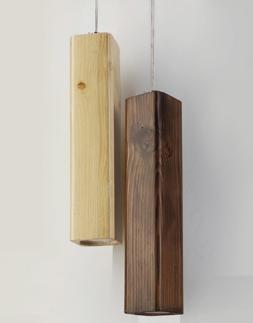 engareh wooden pendants ney three model 1 - چراغ آویزچوبی انگاره مدل نی سه