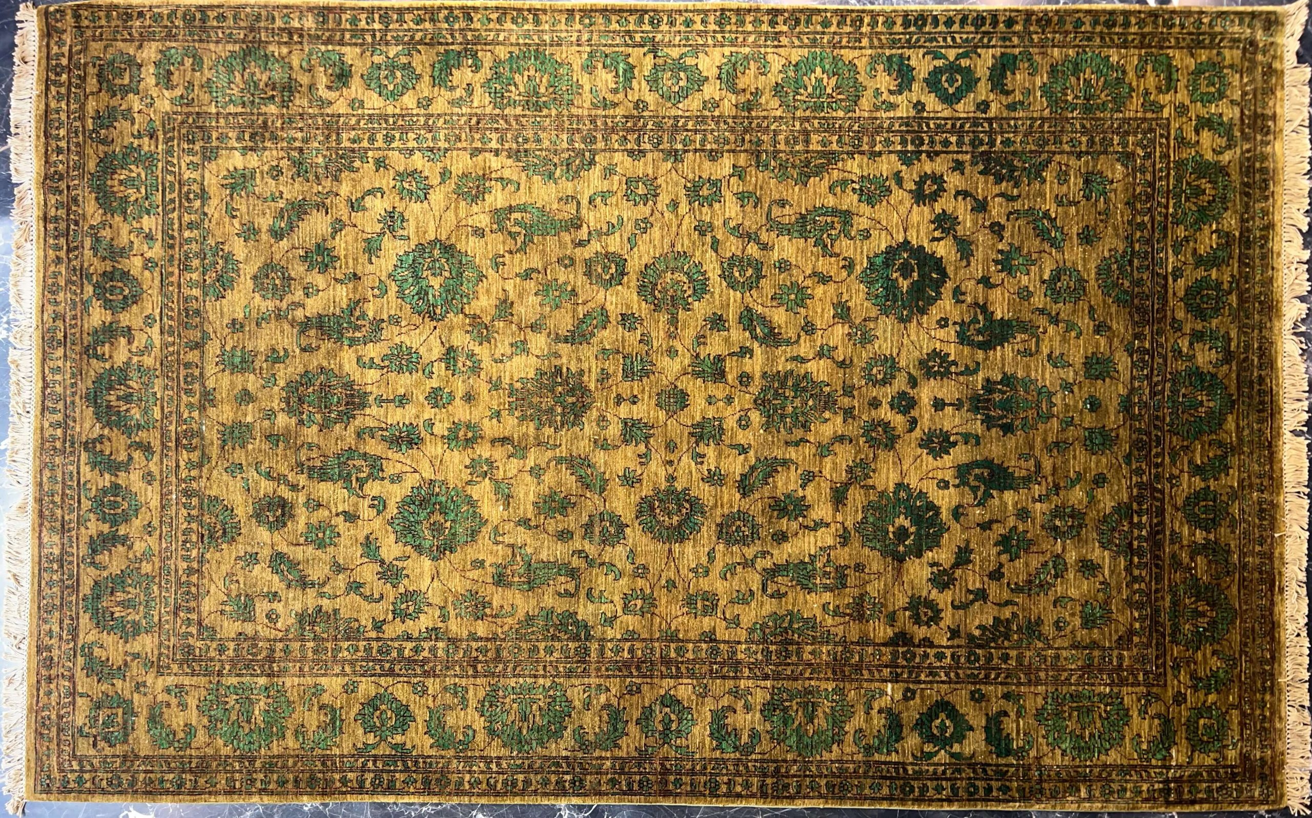 olive soltan handwoven carpet code125 0 scaled - فرش دستباف زیتونی نقش سلطان کد 125 -  - area-rugs