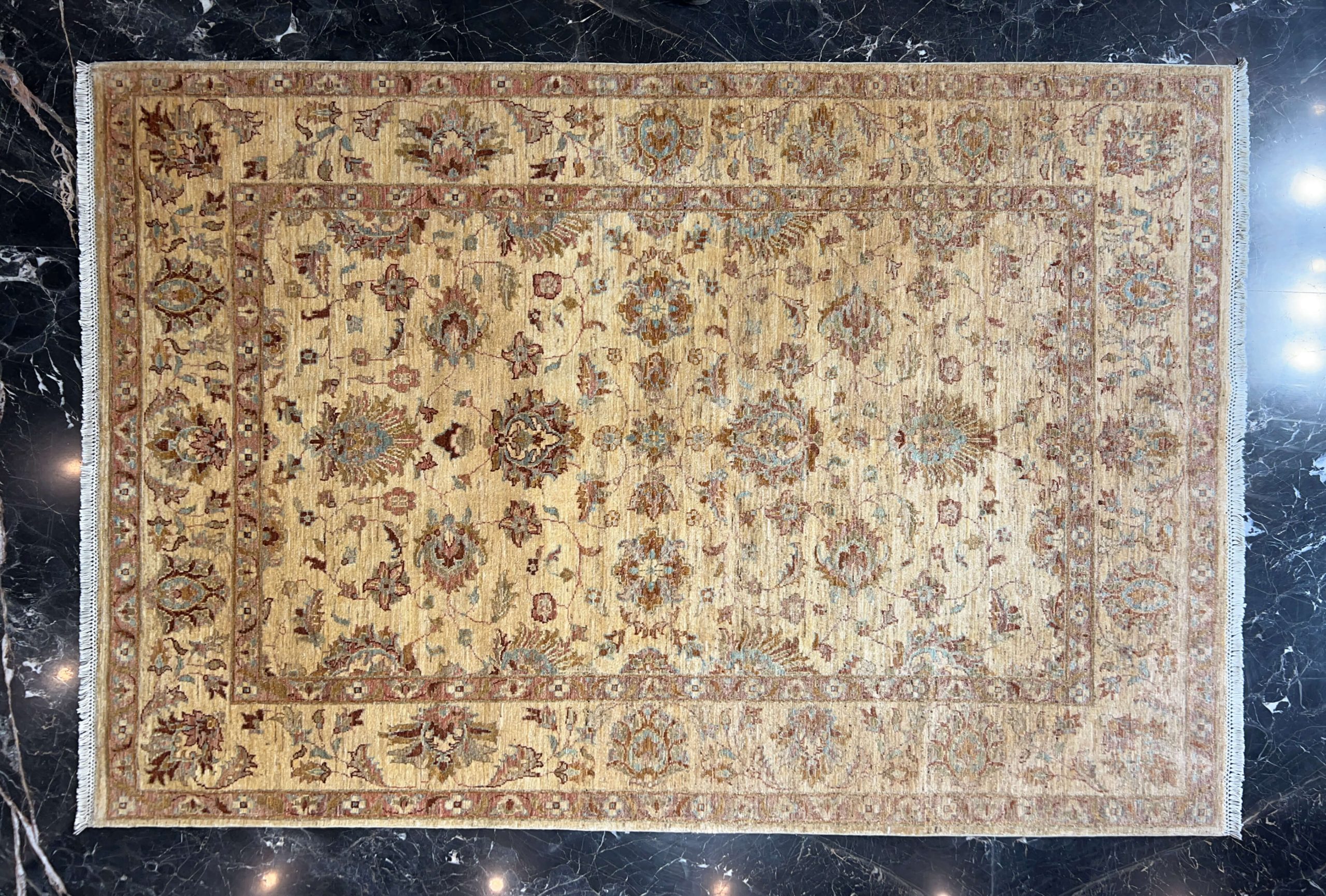 soltanabad handwoven carpet code107 0 scaled - فرش دستباف نقش سلطان آباد کرم کد 107 -  - area-rugs