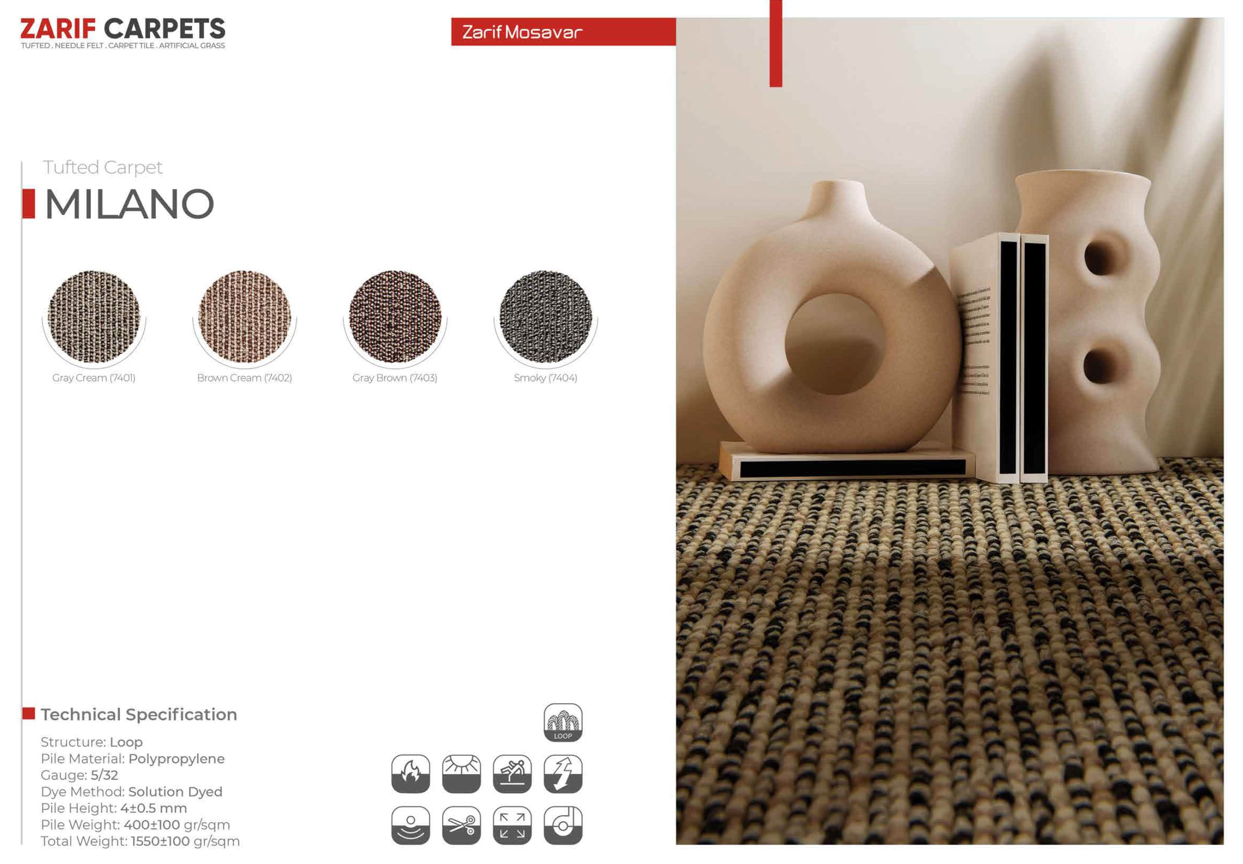 zarifmosavar carpet milano model 0 min scaled - موکت تافتینگ ظریف مصور مدل میلانو -  - common-carpet
