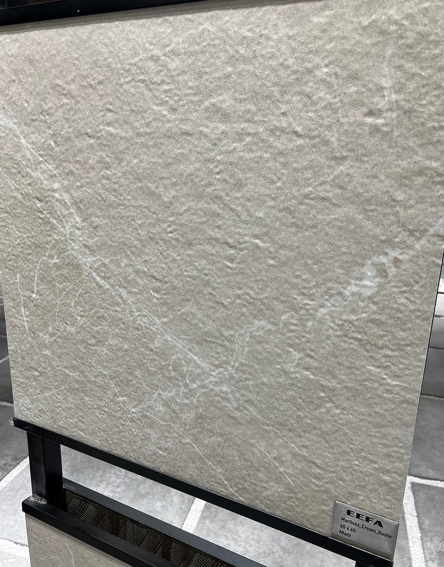 سرامیک 60*60 ایفاسرام مدل مارتینز کرم روستیک