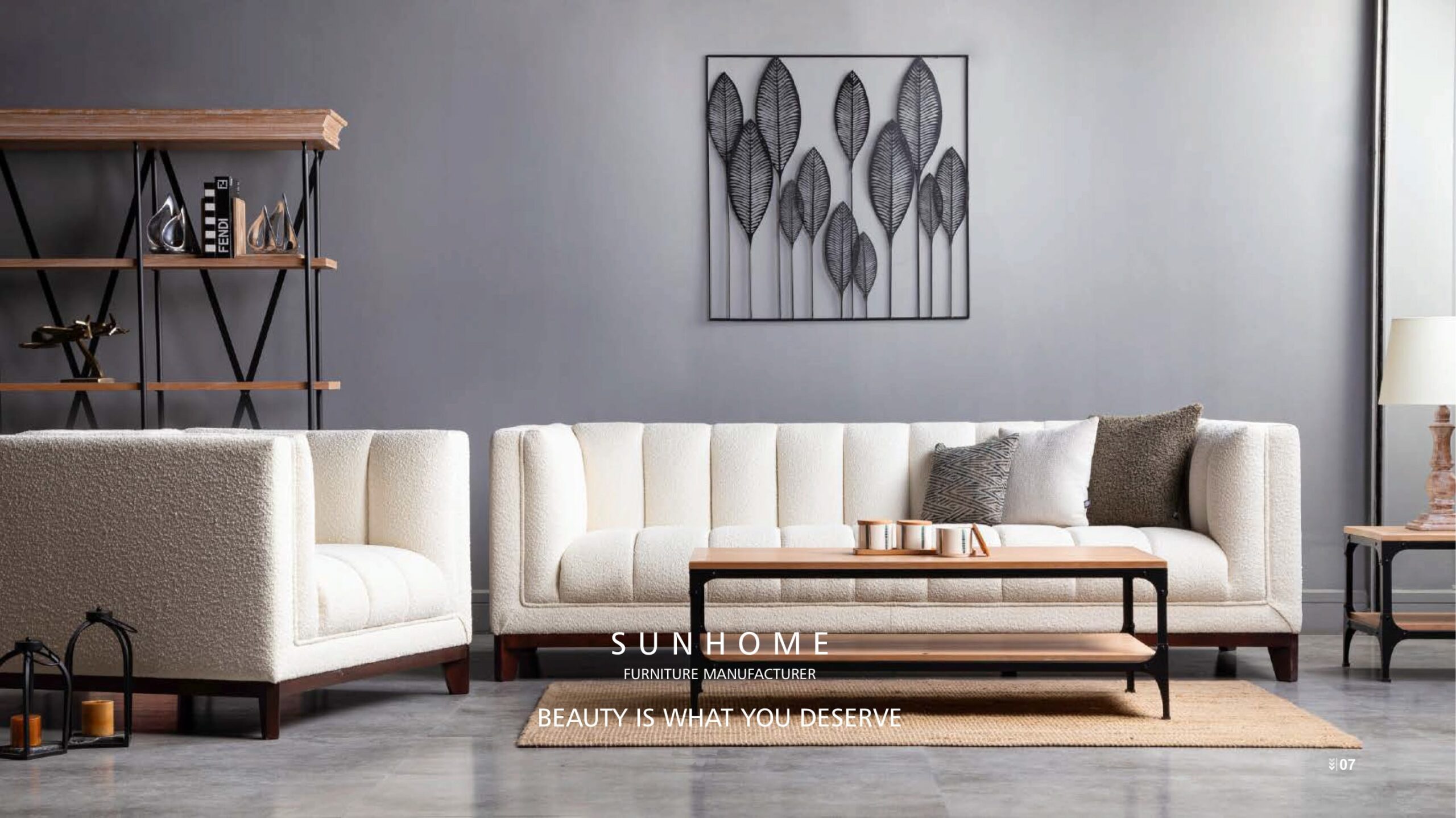 sunhome furniture w9203 model 00 scaled - ست مبل پنج نفره مدل شل -  - armchairs, living-room-sets
