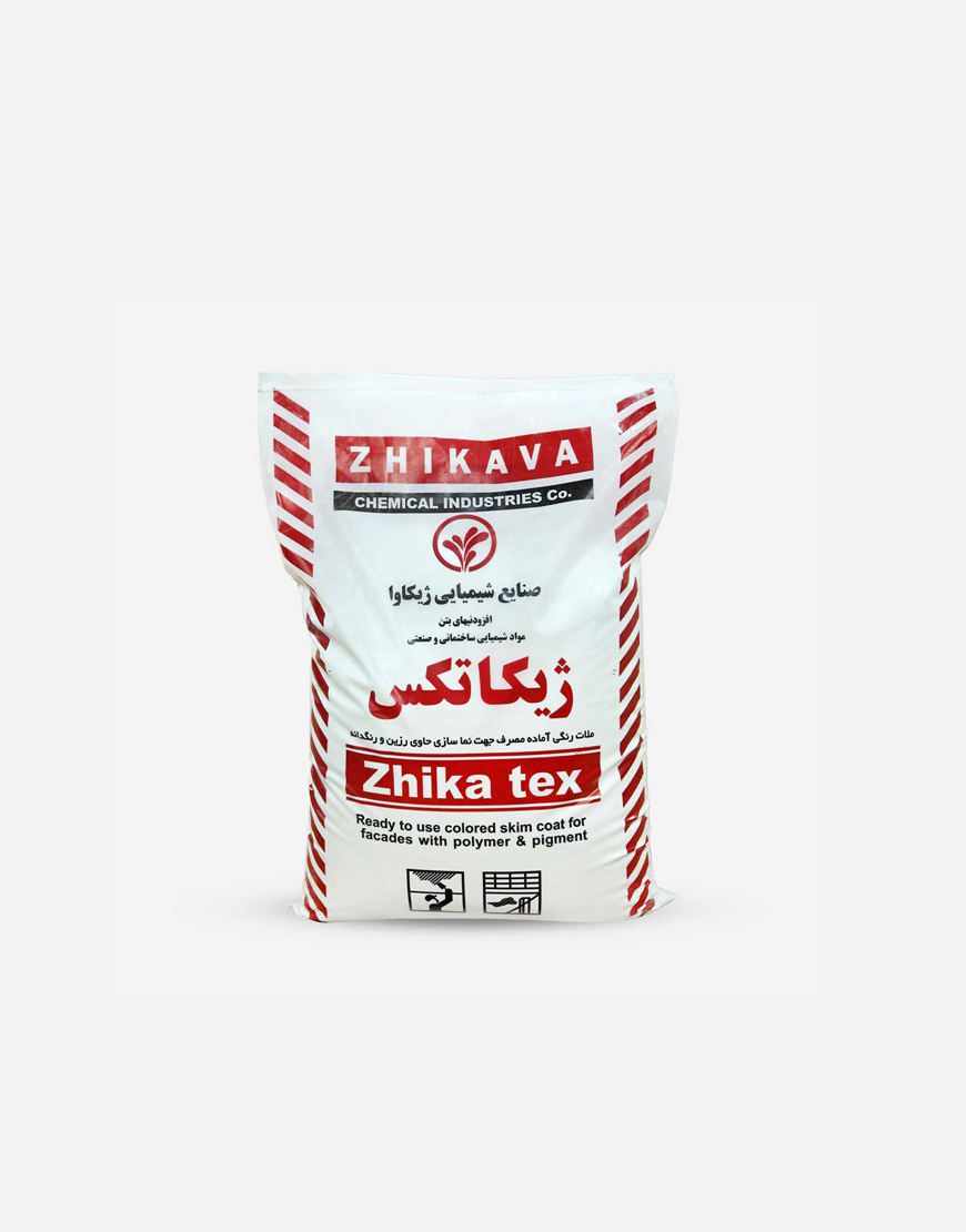 پوشرنگ نماسازی پایه سیمانی ژیکاوا مدل ژیکاتکس