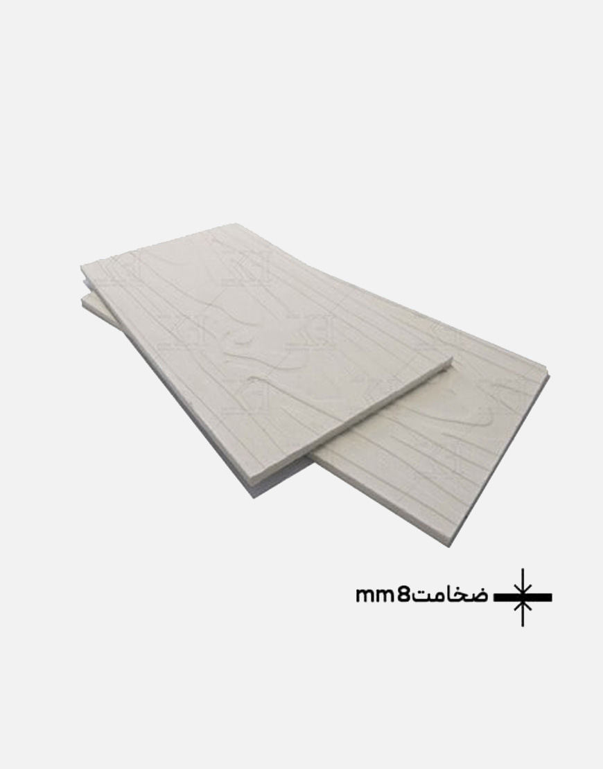 ورق سیمانی الیافی سایدینگ (طرح چوب) ضخامت 8 میلیمتر