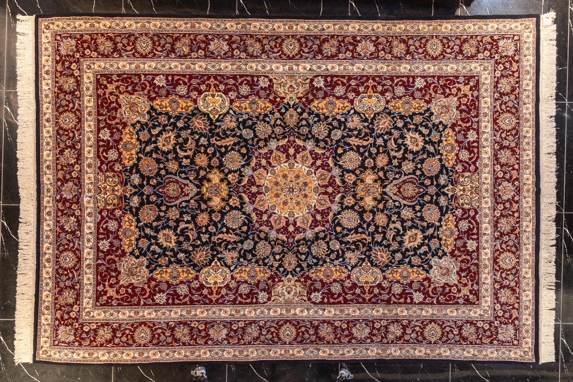 handmade persian carpet code100247 0 - فرش دستباف قشقایی نقشه سامرات کد 100247 -  - area-rugs