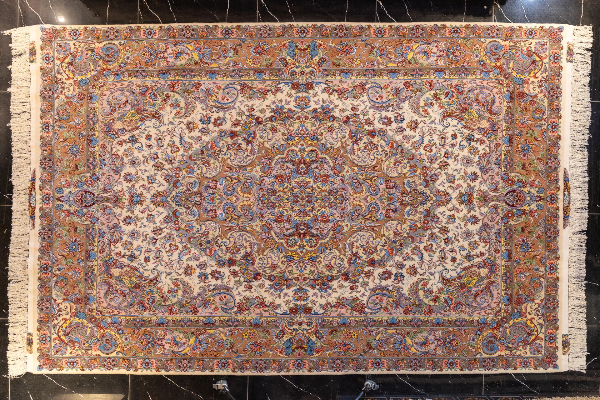 handmade persian carpet code176 0 - فرش دستباف نقشه خطیبی کد 176 -  - area-rugs