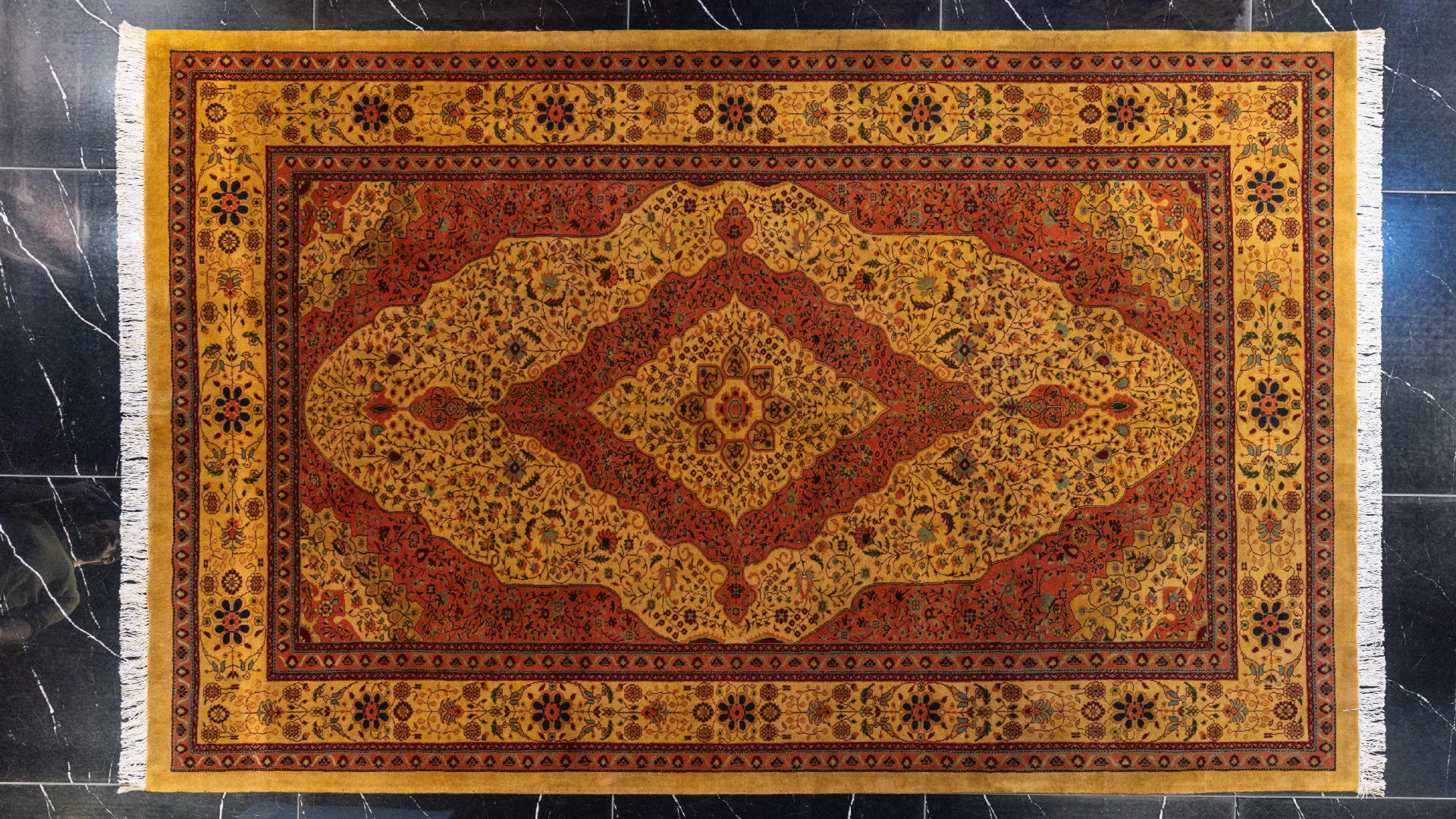 handmade persian carpet code27462 0 - فرش دستباف قشقایی نقشه بیجار کد 27462 -  - area-rugs
