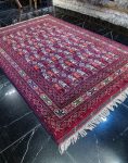 فرش دستباف قشقایی نقشه کمربندی کرک براق کد 36910