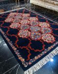 فرش دستباف قشقایی نقشه بندی بختیاری (گلدانی) کد 37253