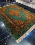 فرش دستباف قشقایی نقشه کف ساده هزار گل کد 37563