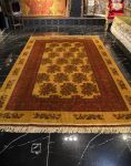 فرش دستباف قشقایی نقشه دسته گل کرمان (گل پتو) کد 37634