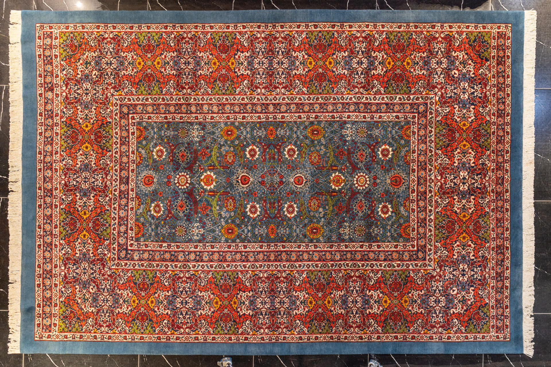 handmade persian carpet code38131 0 - فرش دستباف قشقایی نقشه داسی فراهان کد 38131 -  - area-rugs
