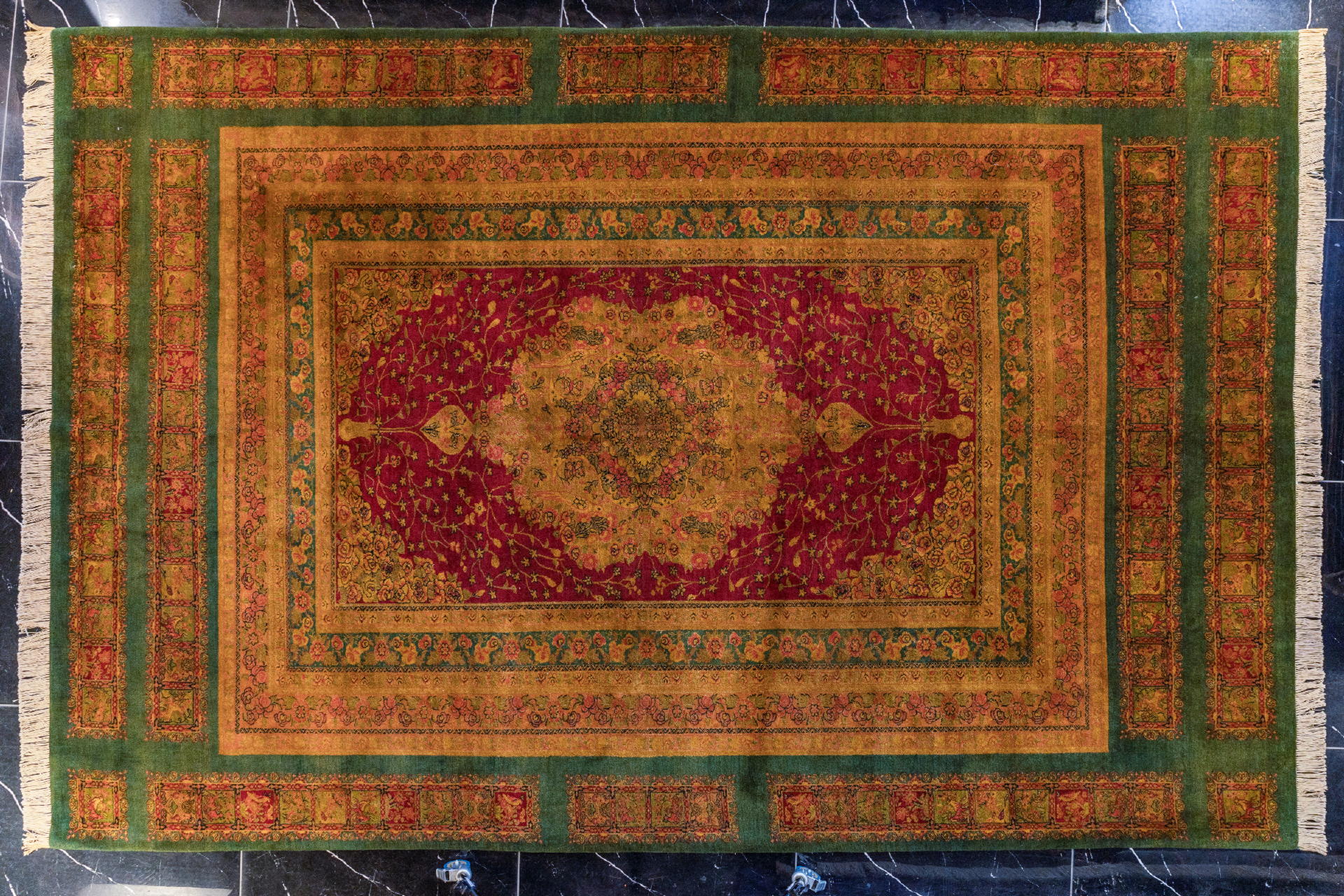 handmade persian carpet code38291 0 - فرش دستباف نقشه عماد تبریز کد 38291 -  - area-rugs