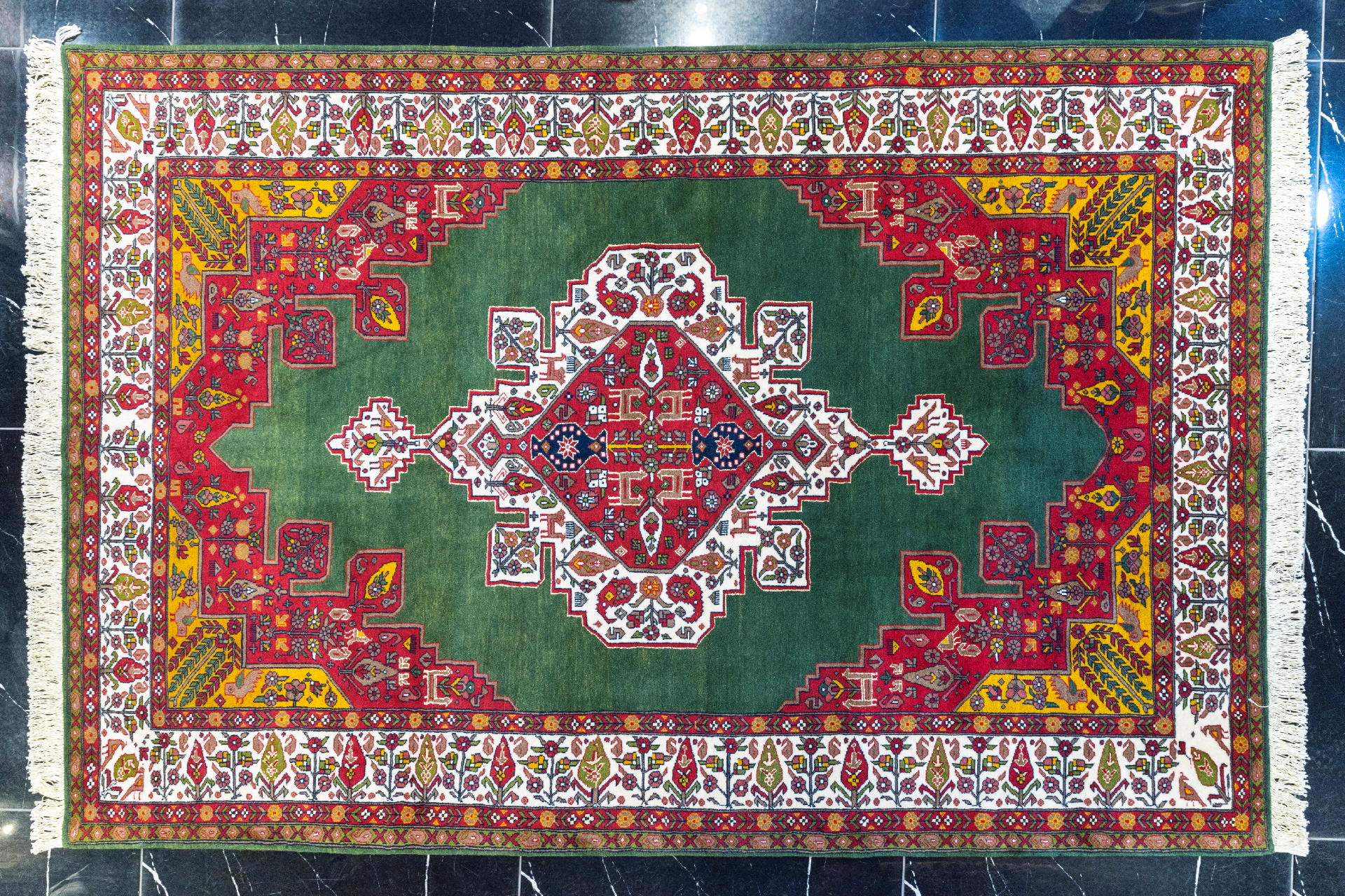handmade persian carpet code38459 0 - فرش دستباف قشقایی نقشه هریس کد 38459 -  - area-rugs