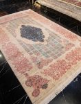 فرش دستباف قشقایی نقشه ترنج پتینه کد 38493