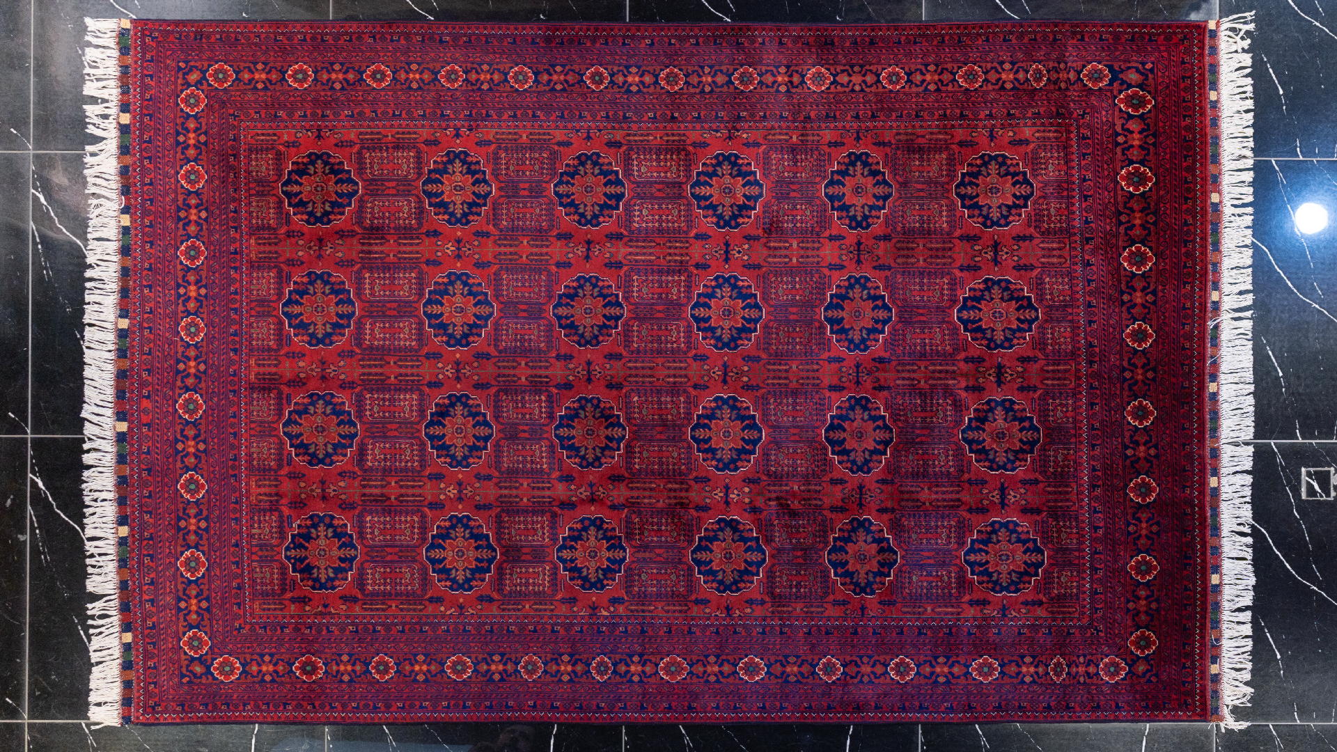 handmade persian carpet code38844 0 - فرش دستباف نقشه خان محمدی کرک براق کد 38844 -  - area-rugs
