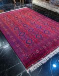 فرش دستباف نقشه خان محمدی کرک براق کد 38844