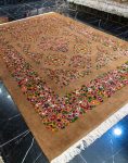 فرش دستباف قشقایی نقشه بندی هزارگل لوزی کد 38880