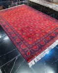 فرش دستباف نقشه ستاره ای کرک براق کد 38893