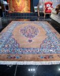فرش دستباف قشقایی نقشه کف ساده هزارگل کد 38995