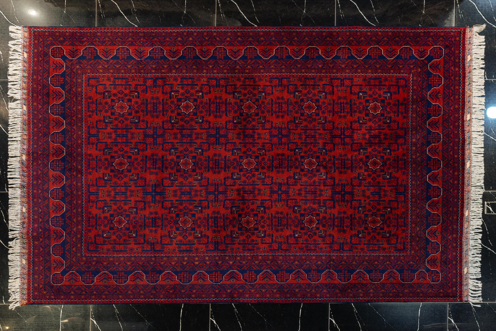 handmade persian carpet code39066 0 - فرش دستباف قشقایی نقشه ستاره ای کد 39066 -  - area-rugs