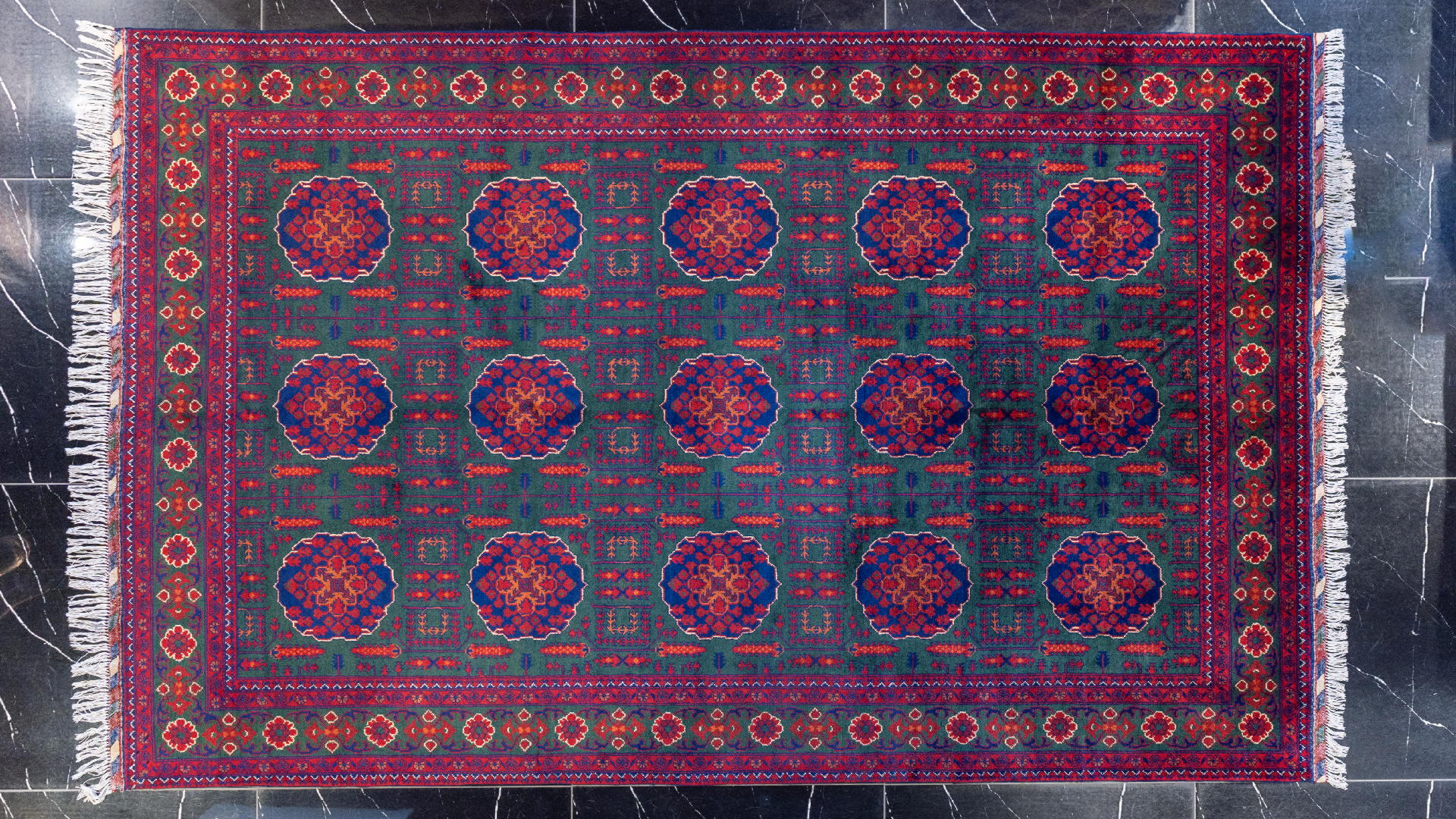 handmade persian carpet code39343 0 - فرش دستباف نقشه خان محمدی کرک براق کد 39343 -  - area-rugs