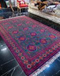 فرش دستباف نقشه خان محمدی کرک براق کد 39343