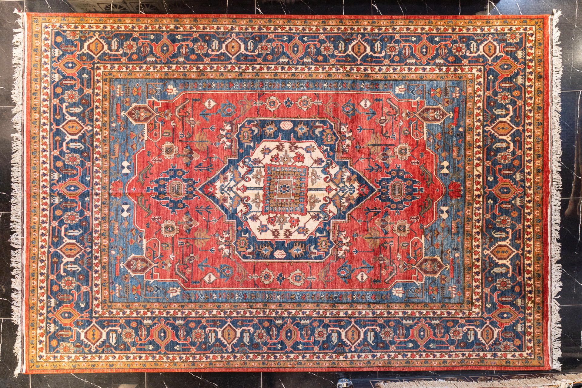 handmade persian carpet code39916 0 - فرش دستباف قشقایی نقشه هریس کد 39916 -  - area-rugs
