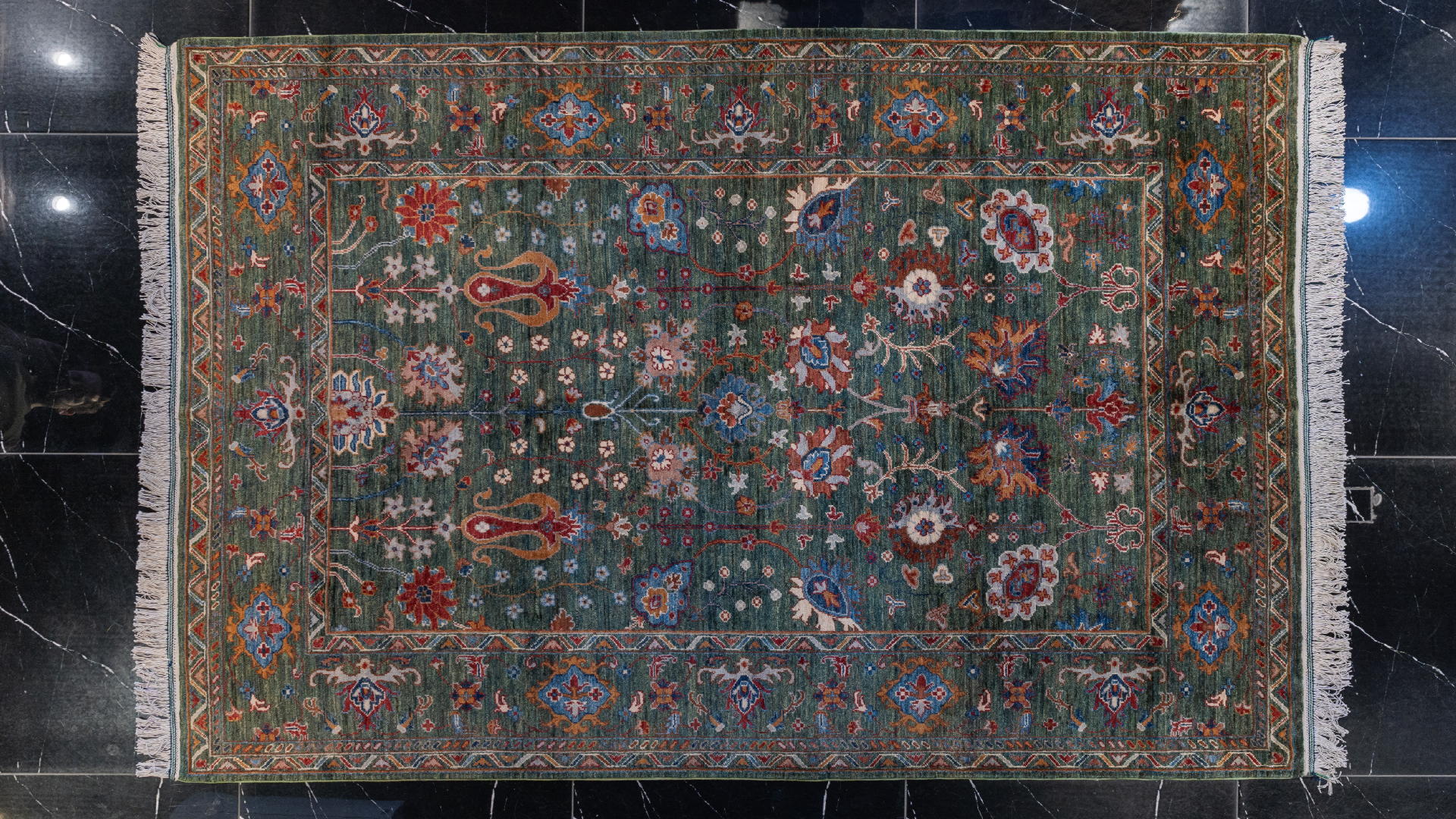 handmade persian carpet code39917 0 - فرش دستباف قشقایی نقشه افشان مشک آباد کد 39917 -  - area-rugs