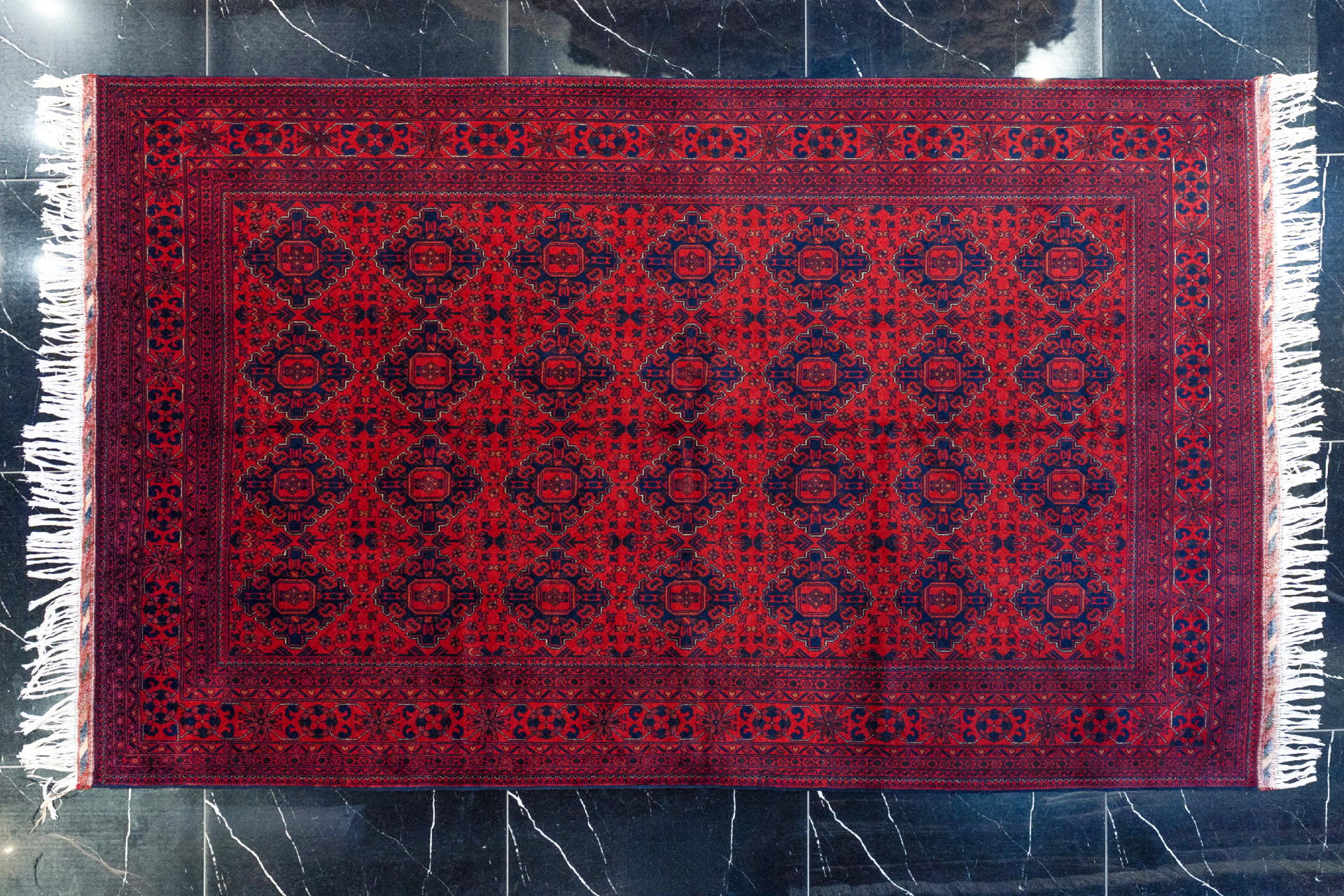 handmade persian carpet code39932 0 - فرش دستباف قشقایی نقشه لوزی (خماب) کد 39932 -  - area-rugs